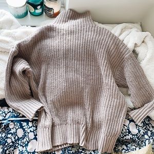 AERIE Chenille Oversized Turtleneck